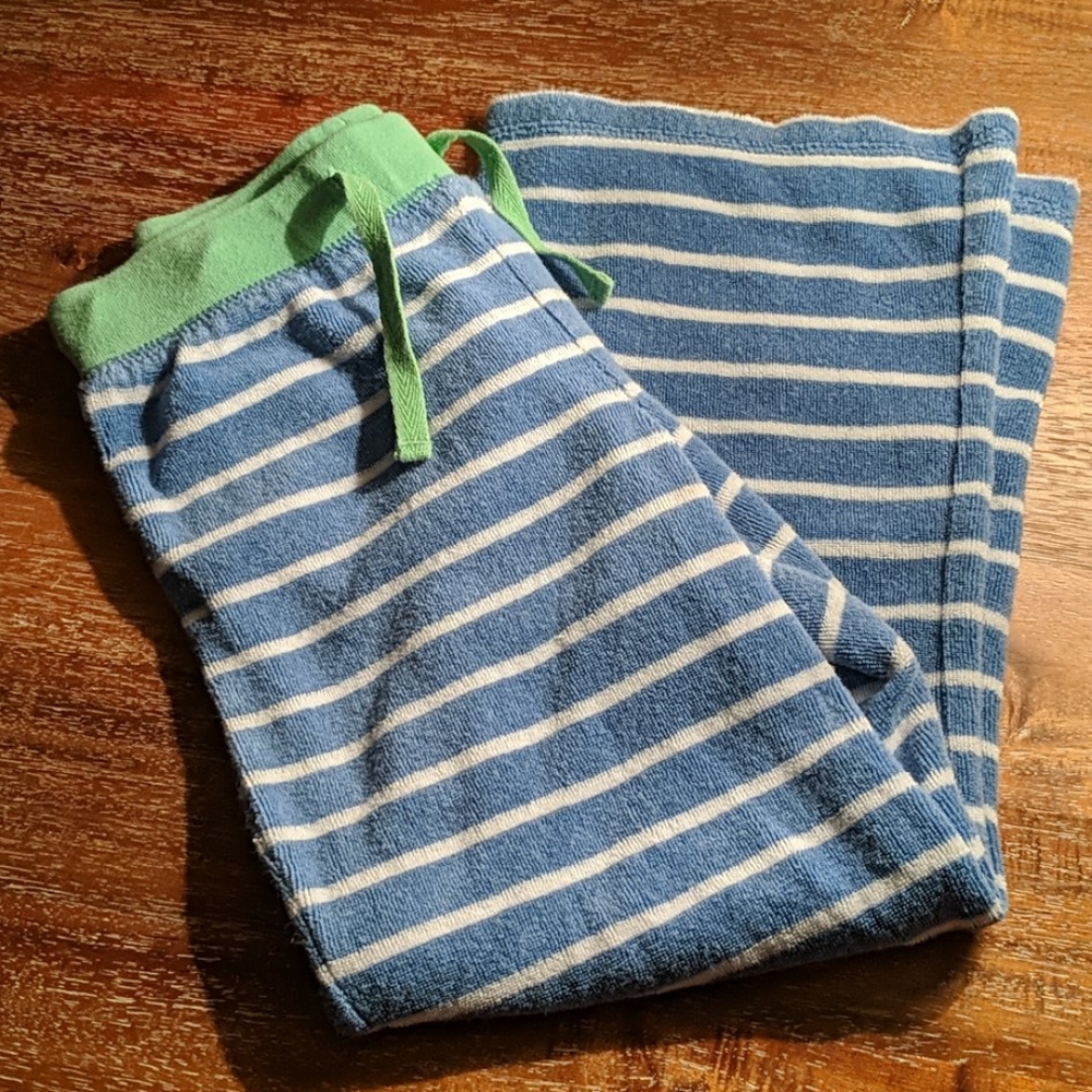 Mini Boden Terry Striped Lounge Pants 5 - Picture 3 of 8